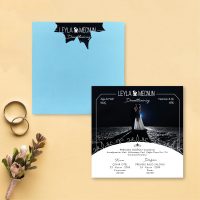Gelin Damat Resimli Nikah Davetiyesi